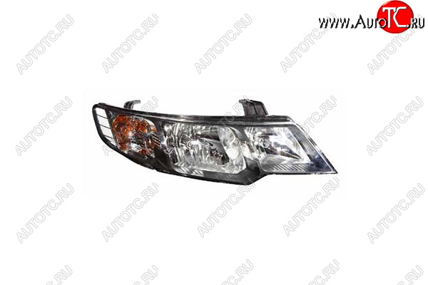 4 199 р. Правая фара (с механическим корректором) GAMMA  KIA Cerato  2 TD (2008-2013) седан  с доставкой в г. Кемерово