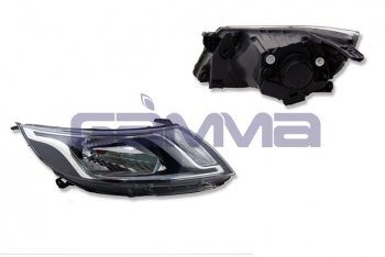 Правая фара (под корректор) GAMMA KIA Rio  3 QB (2011-2015) дорестайлинг седан, дорестайлингхэтчбек5дв.