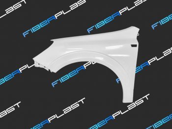 Переднее левое крыло Fiberplast Opel Astra  H (2004-2015) седан дорестайлинг, универсал, хэтчбек 5дв дорестайлинг, седан рестайлинг, универсал рестайлинг, хэтчбек 5дв рестайлинг
