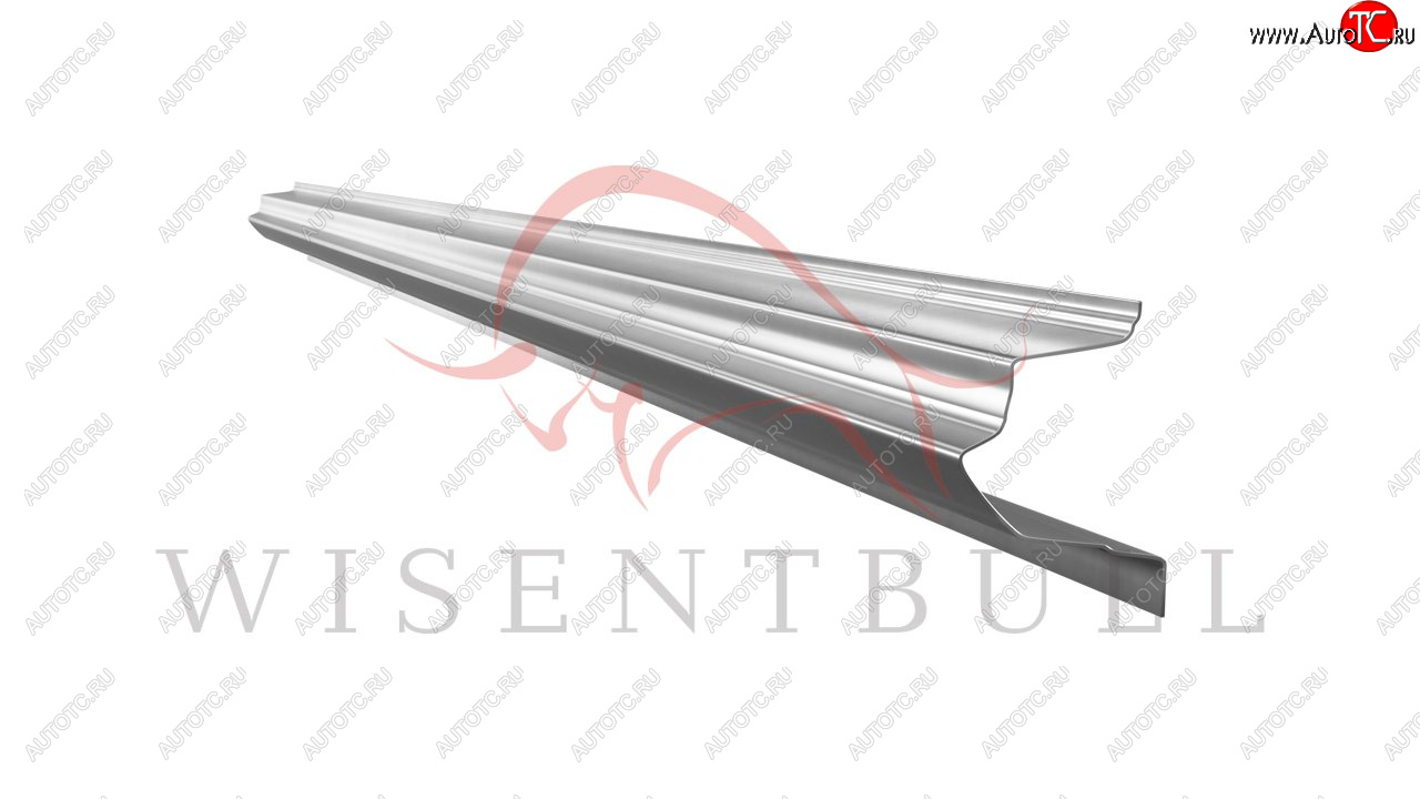 2 189 р. Ремонтный левый порог Wisentbull  Hyundai Santa Fe  CM (2006-2012) дорестайлинг, рестайлинг  с доставкой в г. Кемерово