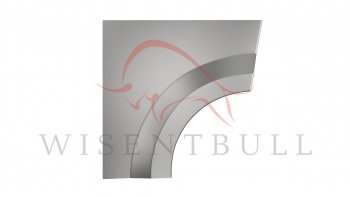 Левая задняя ремонтная арка (внешняя) Wisentbull CITROEN C1  P (2008-2012), Peugeot 107  PM (2005-2009)