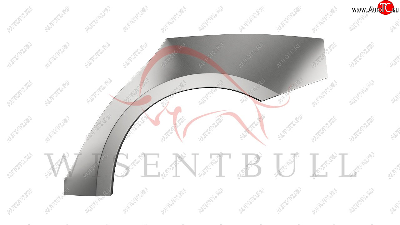 2 189 р. Левая задняя ремонтная арка (внешняя) Wisentbull  CITROEN C4  B7 (2013-2022) седан дорестайлинг, седан рестайлинг  с доставкой в г. Кемерово