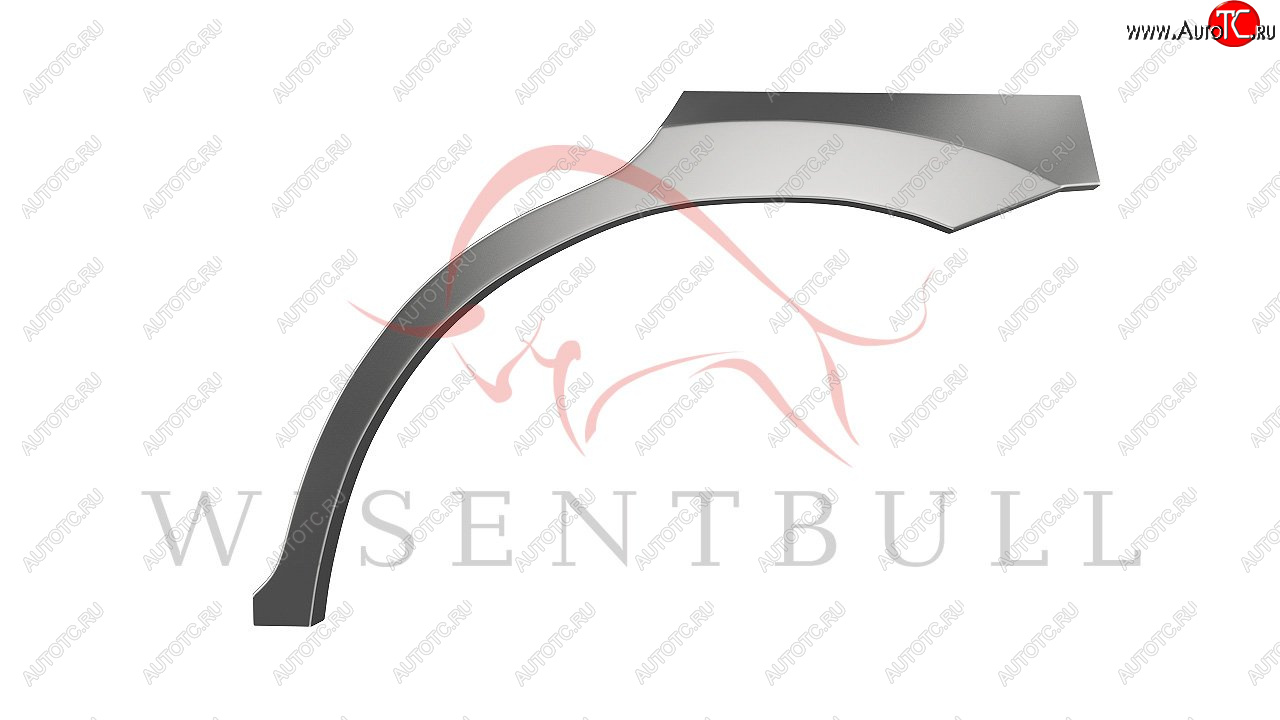 2 189 р. Левая задняя ремонтная арка (внешняя) Wisentbull  Hyundai Santa Fe  CM (2006-2012) дорестайлинг, рестайлинг  с доставкой в г. Кемерово