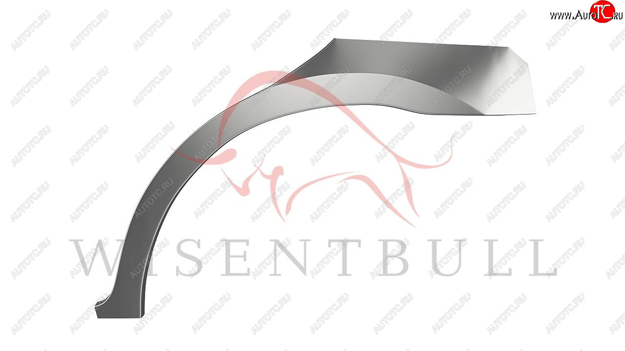 2 189 р. Левая задняя ремонтная арка (внешняя) Wisentbull  KIA Cerato  1 LD (2003-2008) седан дорестайлинг, хэтчбэк, седан рестайлинг  с доставкой в г. Кемерово