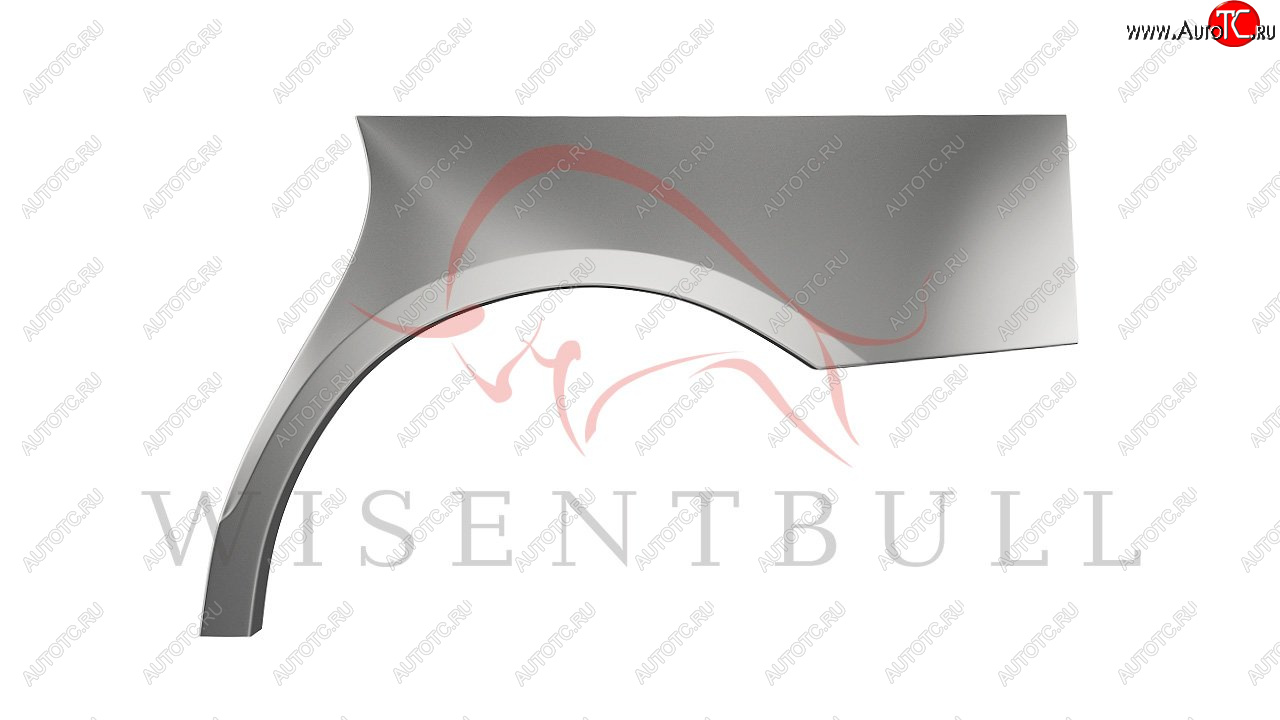 2 189 р. Левая задняя ремонтная арка (внешняя) Wisentbull  Mercedes-Benz S class  X222 (2014-2020) седан дорестайлинг, седан 1-ый рестайлинг, седан 2-ой рестайлинг  с доставкой в г. Кемерово