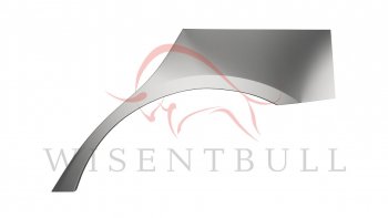 Левая задняя ремонтная арка (внешняя) Wisentbull Mitsubishi Lancer Evolution  10 CZ4A (2008-2017) седан