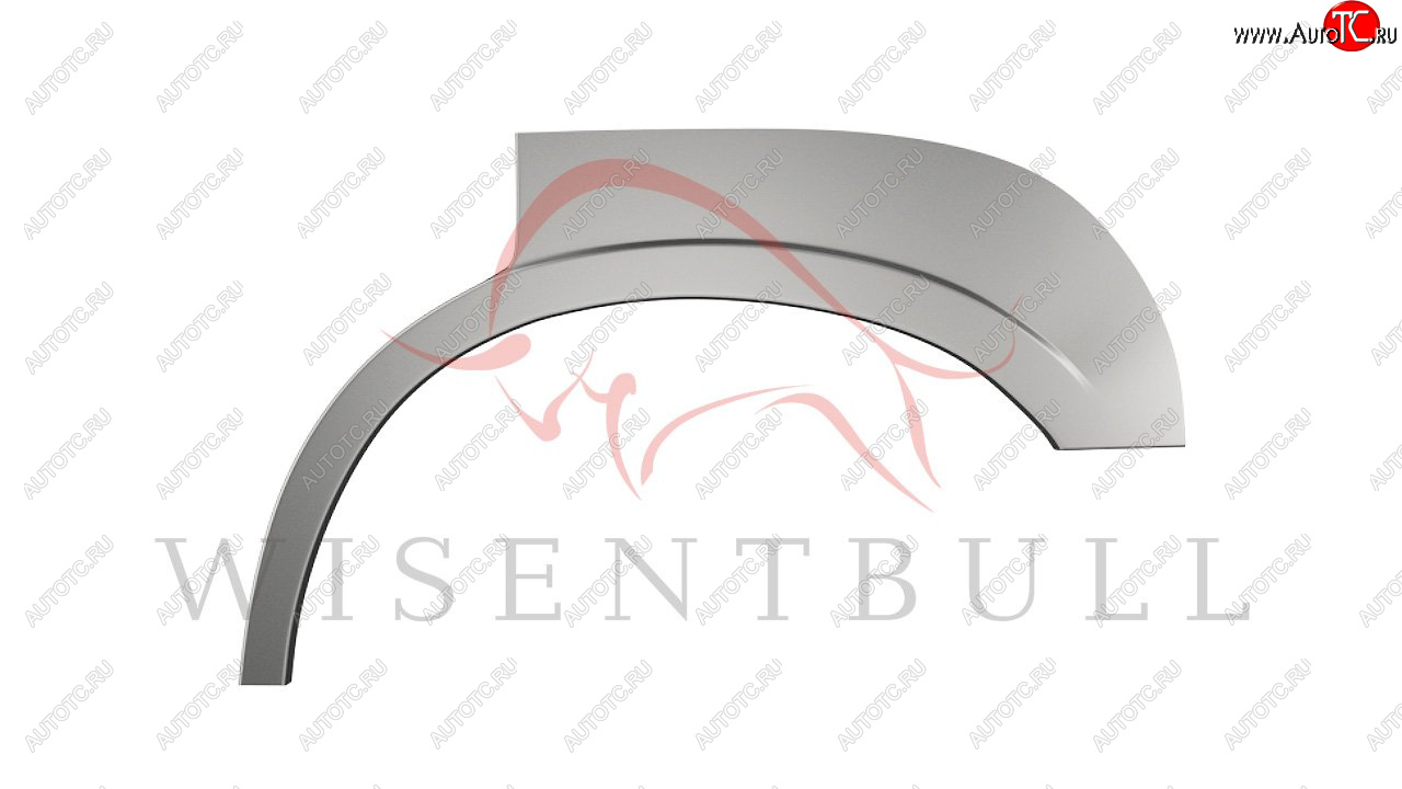 2 189 р. Левая задняя ремонтная арка (внешняя) Wisentbull  Mitsubishi Endeavor  D7-W (2003-2013) дорестайлинг, рестайлинг  с доставкой в г. Кемерово