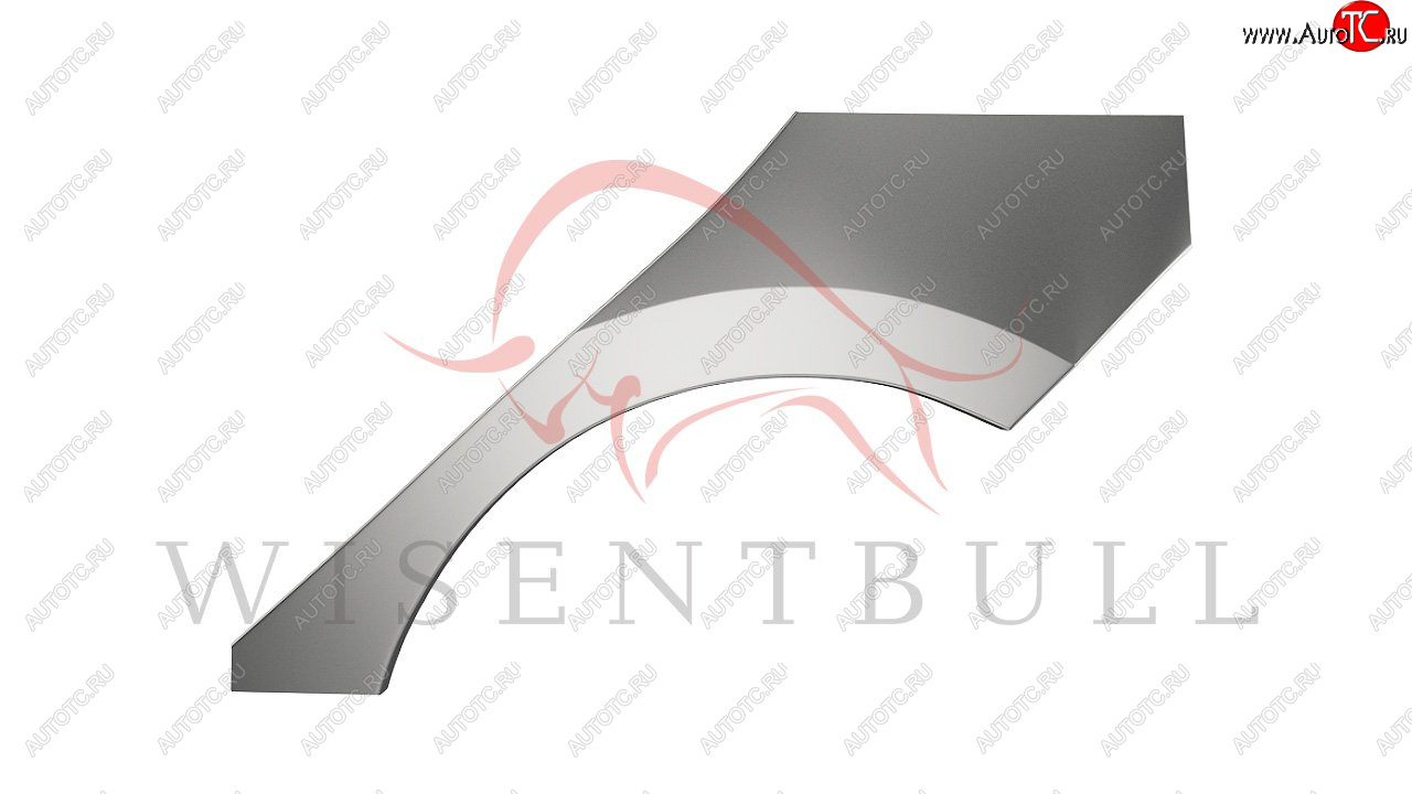 2 189 р. Левая задняя ремонтная арка (внешняя) Wisentbull  Renault Clio ( KH98,  BH98) (2012-2020) дорестайлинг универсал, дорестайлинг, хэтчбэк 5 дв., рестайлинг универсал, рестайлинг, хэтчбэк 5 дв.  с доставкой в г. Кемерово