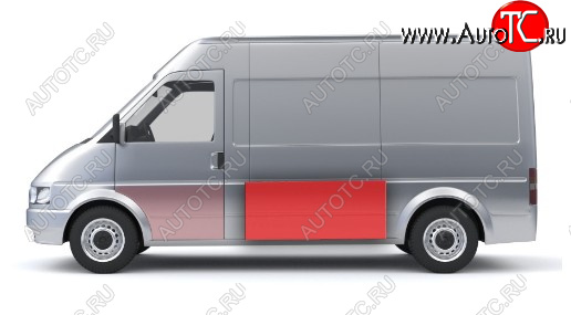 1 889 р. Левая средняя боковая панель (ремонтная) Wisentbull Peugeot Boxer 230 (1994-2002)  с доставкой в г. Кемерово