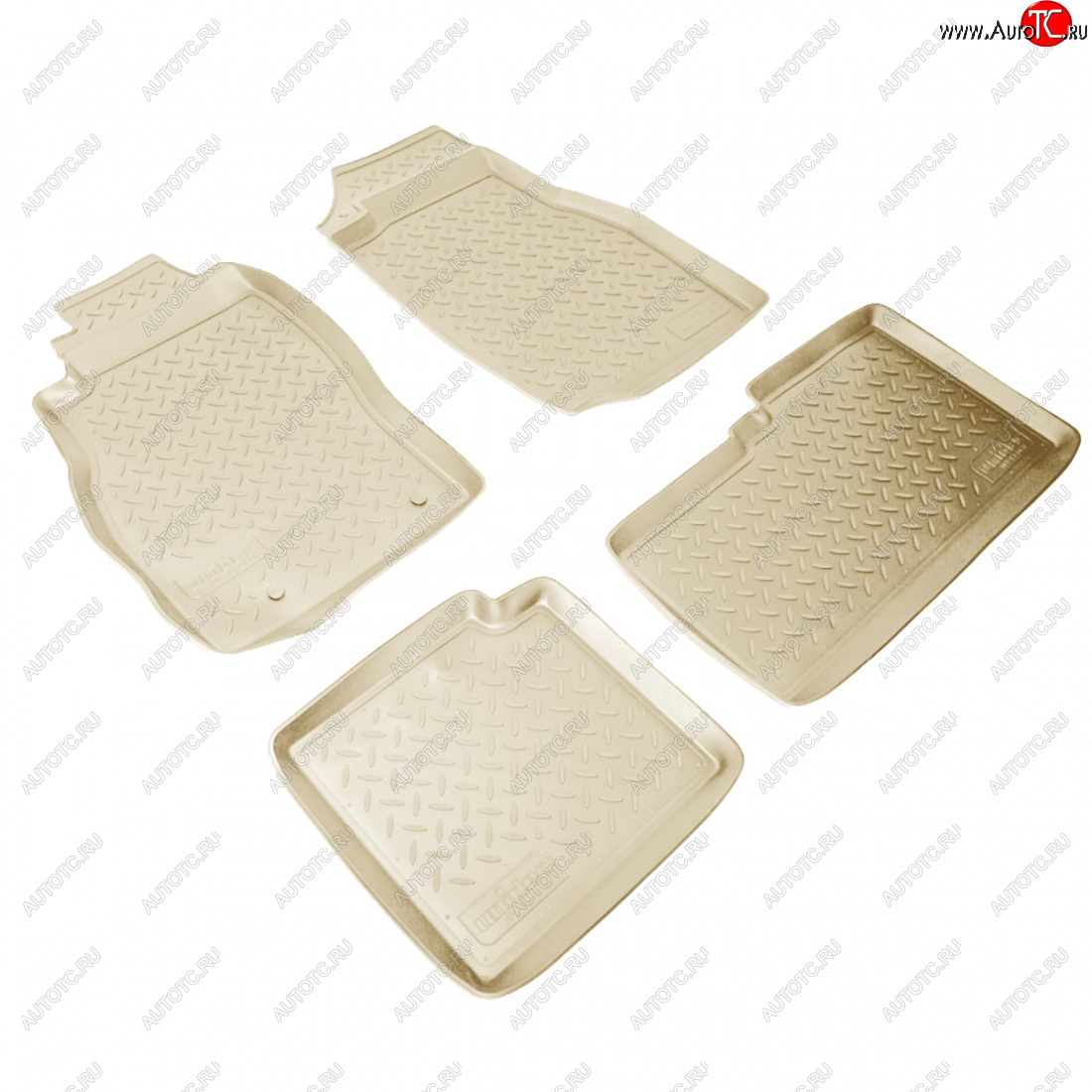 3 499 р. Коврики салонные Norplast  Nissan Patrol  5 (2004-2010) Y61 2-ой рестайлинг (бежевый)  с доставкой в г. Кемерово