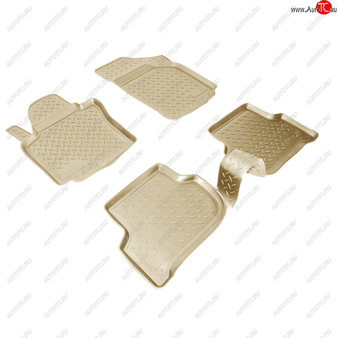 3 299 р. Коврики салонные Norplast  Seat Altea  5P (2004-2009) дорестайлинг (бежевый)  с доставкой в г. Кемерово
