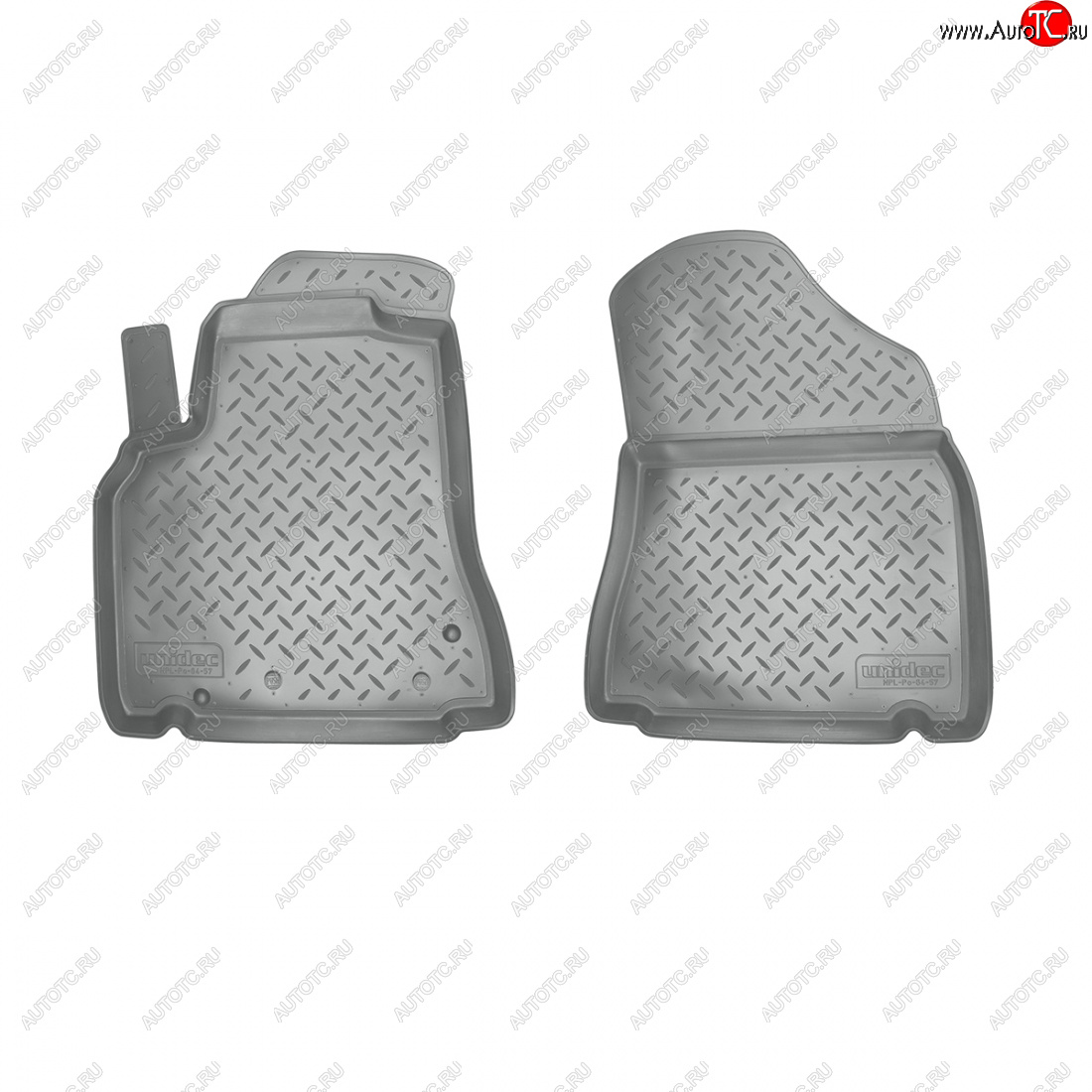 1 959 р. Коврики салонные (пер)  Norplast  CITROEN Berlingo  B9 (2008-2016) дорестайлинг (серый)  с доставкой в г. Кемерово
