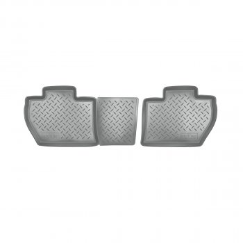 Коврики салонные (зад) Norplast CITROEN Berlingo  B9 (2015-2022) рестайлинг (серый)