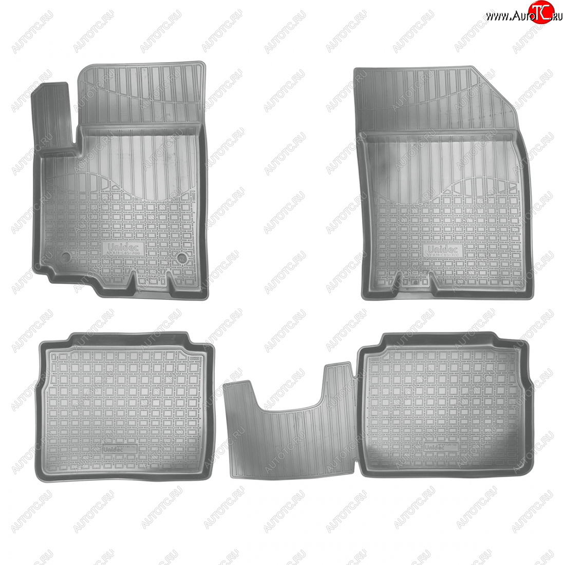 3 199 р. Коврики салонные Norplast   Suzuki SX4  JYB, JYA (2013-2016) хэтчбэк дорестайлинг (серый)  с доставкой в г. Кемерово