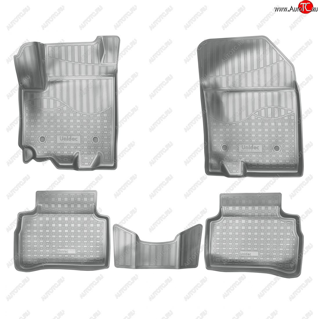 3 389 р. Коврики салонные 3D Norplast  Suzuki Vitara  LY (2015-2019) дорестайлинг (серый)  с доставкой в г. Кемерово