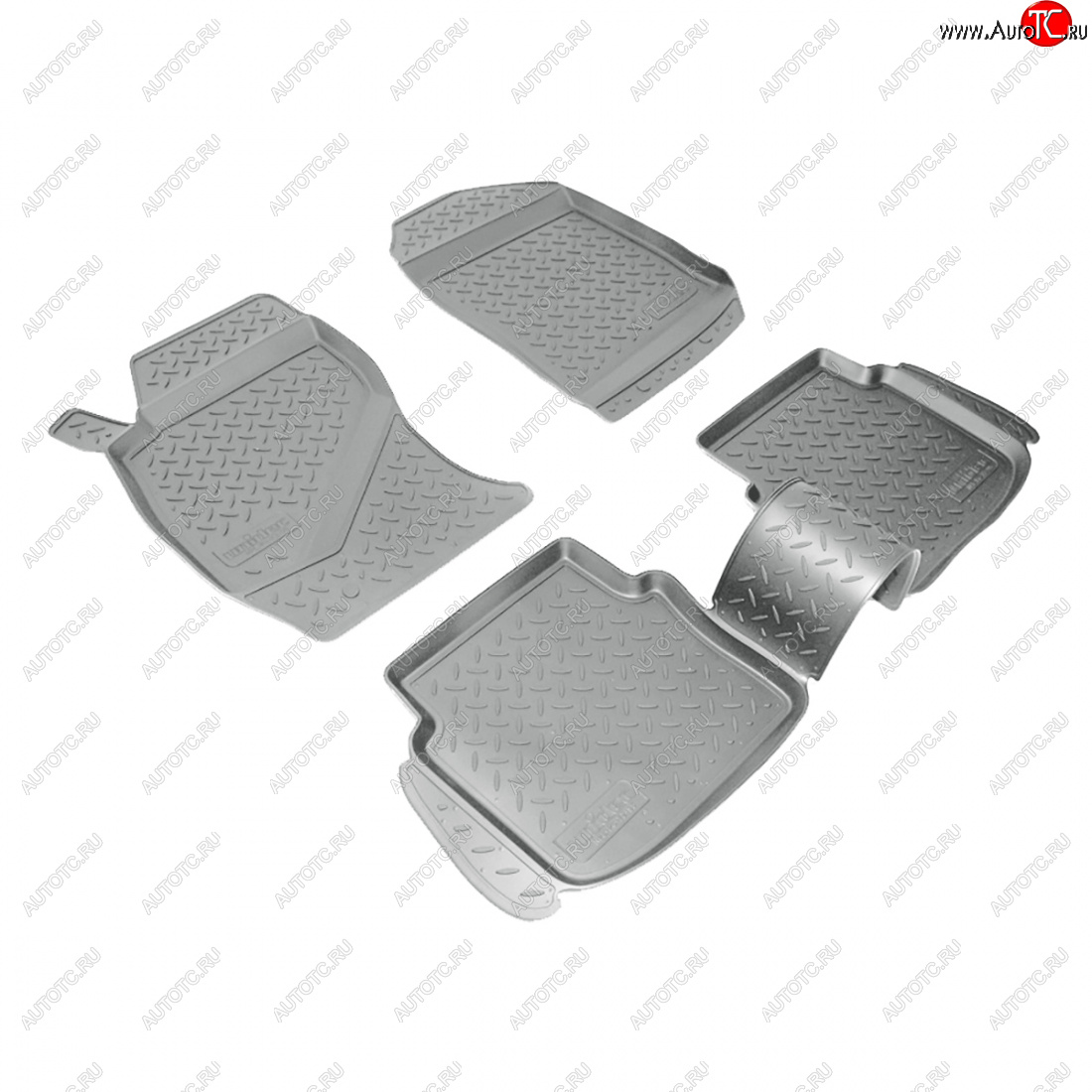 3 399 р. Коврики салонные Norplast  SAAB 9-5  YS3E (2005-2009) седан 2-ой рестайлинг (серый)  с доставкой в г. Кемерово