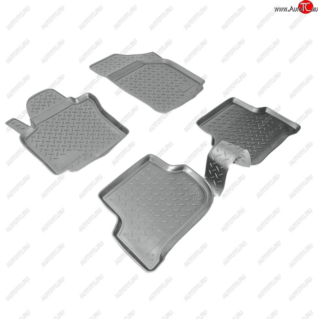 3 299 р. Коврики салонные Norplast  Seat Altea  5P (2004-2009) дорестайлинг (серый)  с доставкой в г. Кемерово