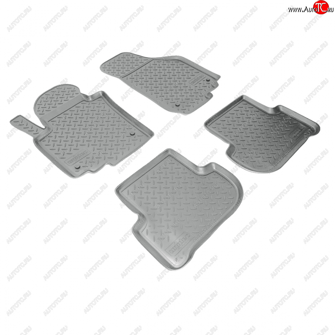 2 899 р. Коврики салонные (5L7) Norplast  Skoda Yeti (2009-2013) (серый)  с доставкой в г. Кемерово