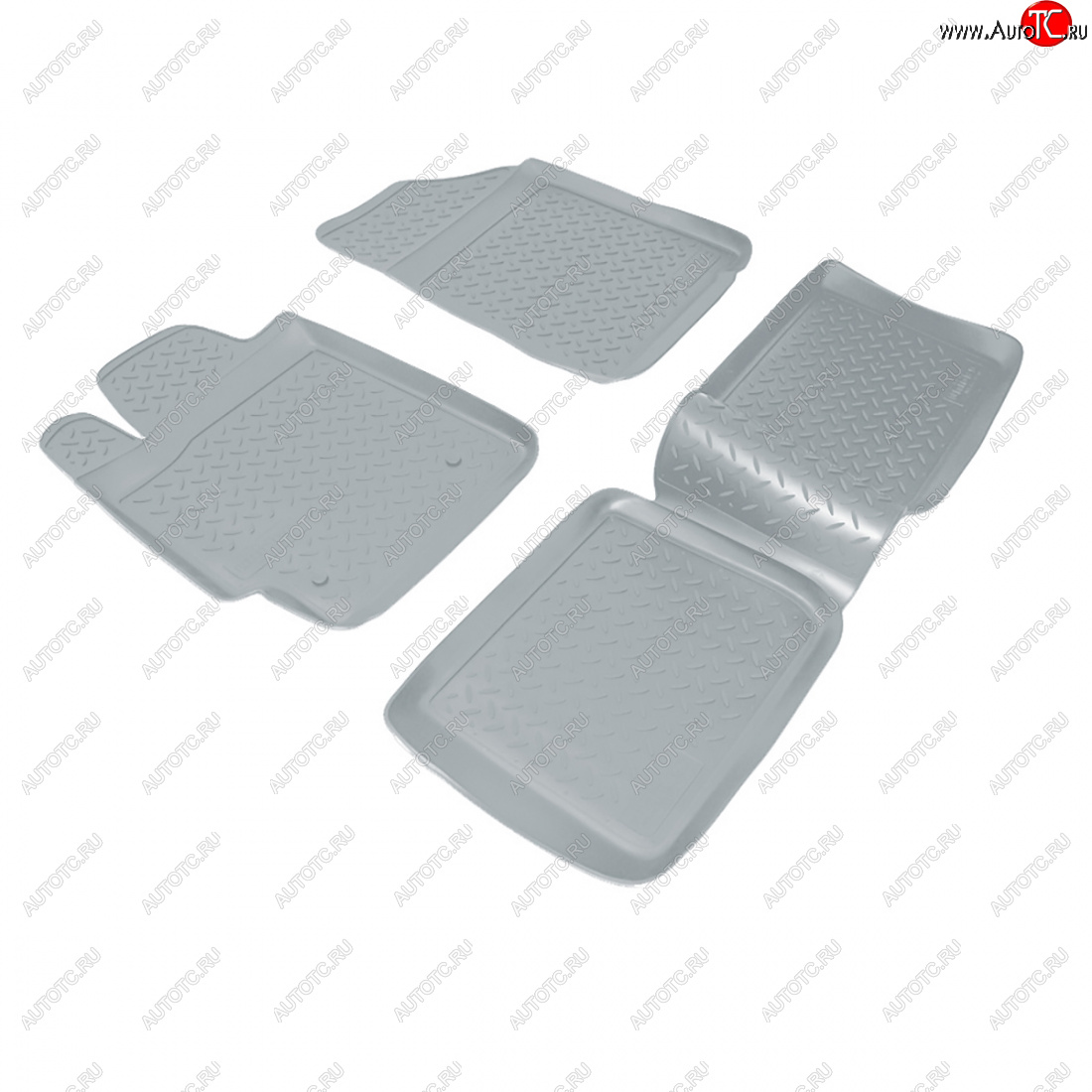 3 299 р. Коврики салонные   Norplast  Toyota Camry  XV40 (2006-2011) дорестайлинг, рестайлинг (серый)  с доставкой в г. Кемерово