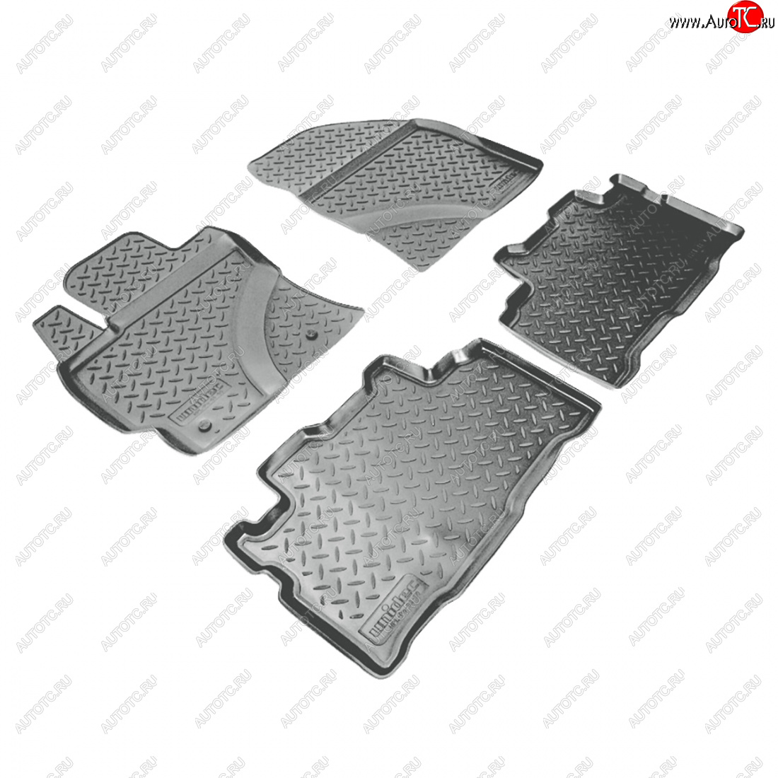 3 399 р. Коврики салонные Norplast   Toyota Verso  R20 (2009-2012) дорестайлинг (серый)  с доставкой в г. Кемерово