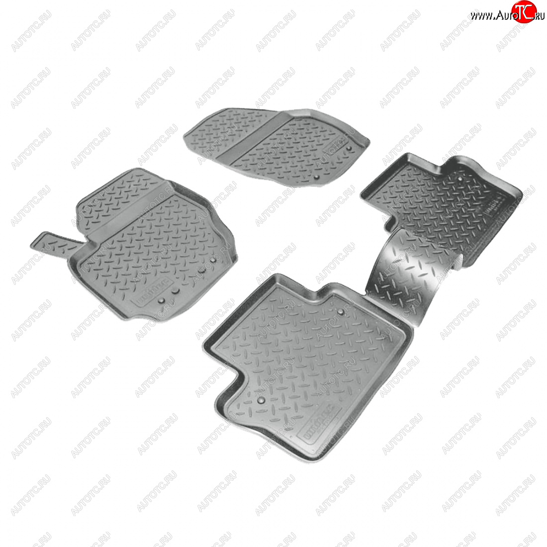 3 699 р. Коврики салонные Norplast  Volvo S80  AS60 седан (2006-2010) дорестайлинг (серый)  с доставкой в г. Кемерово