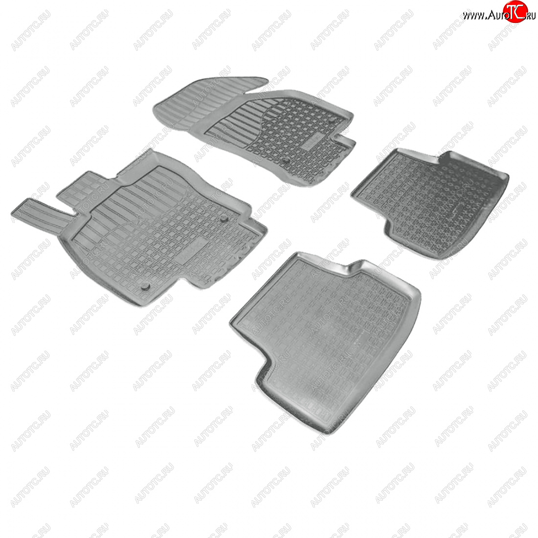 2 899 р. Коврики салонные 3D Norplast  Volkswagen Golf  7 (2012-2017) дорестайлинг, хэтчбэк 5 дв. (серый)  с доставкой в г. Кемерово