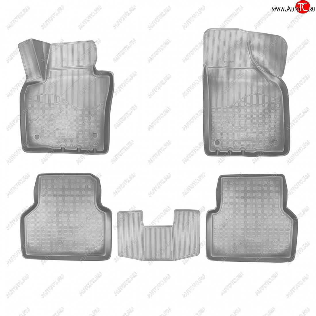 3 499 р. Коврики салонные 3D Norplast  Volkswagen Tiguan  NF (2011-2017) рестайлинг (серый)  с доставкой в г. Кемерово