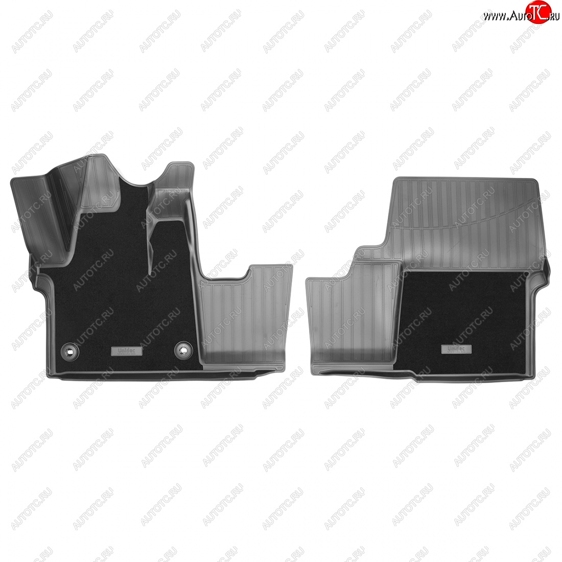 2 999 р. Коврики салонные комбинированные 3D (передняя пара) Norplast  Opel Zafira Life  С (2019-2025) (черный)  с доставкой в г. Кемерово