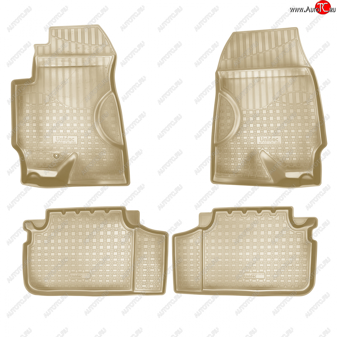 3 499 р. Коврики салонные Norplast Haima 3 HMC7185A седан (2010-2013) (бежевый)  с доставкой в г. Кемерово
