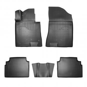 Коврики салонные литьевые 3D Norplast KIA K5 DL (2019-2022) (черный)