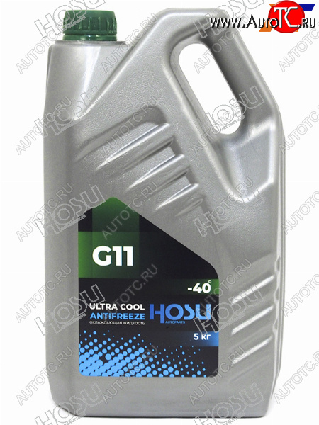 849 р. Антифриз (ULTRA COOL G11 5 кг. -40 C Зелёный) HOSU HSCL0004  с доставкой в г. Кемерово