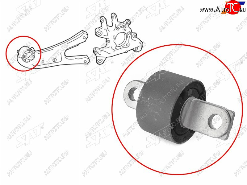 1 789 р. Сайлентблок заднего продольного рычага передний LEXUS RX350 270  450H SAT ST-48725-48071  с доставкой в г. Кемерово