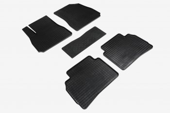 Коврики в салон (сетка) SeiNtex Chevrolet Malibu  9 (2016-2025) (Чёрный)