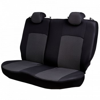 7 299 р. Комплект чехлов для сидений, (РЗС 60/40, 3Г жаккард), ДУБЛИН Lord Autofashion  Chevrolet Aveo ( T200,  T250) (2002-2011) хэтчбек 5 дв, седан, седан рестайлинг (черный, вставка Прямоугольник черная, строчка черная)  с доставкой в г. Кемерово. Увеличить фотографию 8