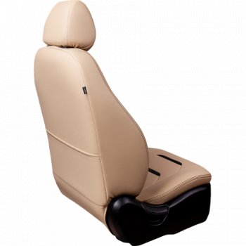 11 899 р. Комплект чехлов для сидений( РЗС 60/40 2П+1Г Орегон) ТУРИН -2 Lord Autofashion  Chevrolet Cruze  J300 (2009-2015) седан дорестайлинг, седан рестайлинг (бежевый, вставка бежевая/черная, строчка бежевая)  с доставкой в г. Кемерово. Увеличить фотографию 7