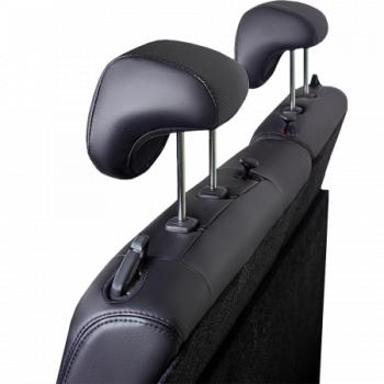 8 549 р. Комплект чехлов для сидений (ЦЗС 2Г Илана+Орегон) ТУРИН СТ Lord Autofashion  Daewoo Nexia  рестайлинг (2008-2015) (черный, вставка черная, строчка черная)  с доставкой в г. Кемерово. Увеличить фотографию 6