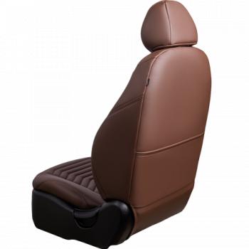 24 649 р. Комплект чехлов для сидений (к. Trend Spor Орегон) БАЙРОН ст ПРЕЗИДЕНТ Lord Autofashion  Ford Focus  3 (2010-2019) универсал дорестайлинг, хэтчбэк дорестайлинг, седан дорестайлинг, седан рестайлинг, универсал рестайлинг, хэтчбэк рестайлинг (темно-коричневый, вставка темно-коричнвая+коричневая, строчка коричневая)  с доставкой в г. Кемерово. Увеличить фотографию 7
