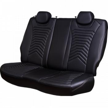24 649 р. Комплект чехлов для сидений (к. Trend Spor Орегон) БАЙРОН ст ПРЕЗИДЕНТ Lord Autofashion  Ford Focus  3 (2010-2019) универсал дорестайлинг, хэтчбэк дорестайлинг, седан дорестайлинг, седан рестайлинг, универсал рестайлинг, хэтчбэк рестайлинг (черный, вставка черная, строчка бежевая)  с доставкой в г. Кемерово. Увеличить фотографию 5