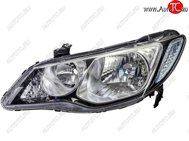 8 999 р. Левая фара (под корректор) DEPO Honda Civic FD седан дорестайлинг (2005-2008)  с доставкой в г. Кемерово