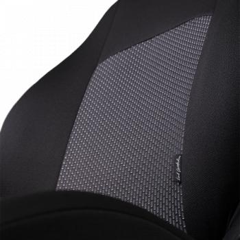 5 399 р. Комплект чехлов для сидений (ЦЗС Жаккард) Дублин Lord Autofashion  Лада Нива 4х4  2121 (1977-2019) 3 дв. дорестайлинг (черный, вставка Сеул серая)  с доставкой в г. Кемерово. Увеличить фотографию 7
