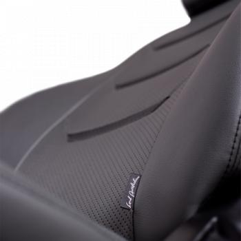 11 899 р. Комплект чехлов для сидений (ЦЗС 3Г Орегон) ТУРИН-2 Lord Autofashion  Nissan Almera  G15 (2012-2019) седан (серый, вставка серая+черная, строчка серая)  с доставкой в г. Кемерово. Увеличить фотографию 2