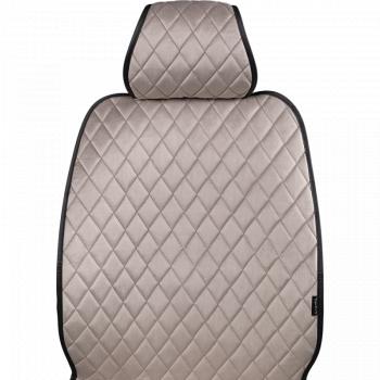 2 699 р. Накидка (2 места Хами) АЛЯСКА ст РОМБ Lord Autofashion   (светло-серая, строчка сераяя)  с доставкой в г. Кемерово. Увеличить фотографию 4