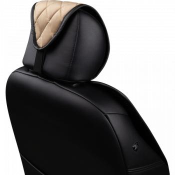 2 699 р.  Накидка (2 места Хами) АЛЯСКА ст РОМБ Lord Autofashion   (темно-бежевый, строчка бежевая)  с доставкой в г. Кемерово. Увеличить фотографию 4