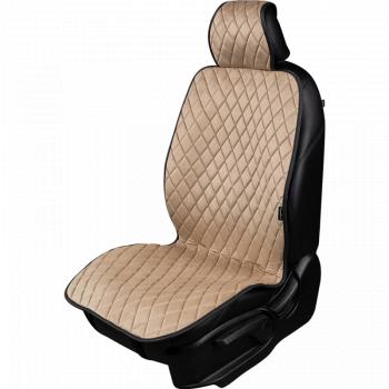 2 699 р.  Накидка (2 места Хами) АЛЯСКА ст РОМБ Lord Autofashion   (темно-бежевый, строчка бежевая)  с доставкой в г. Кемерово. Увеличить фотографию 2