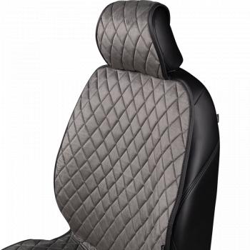 2 359 р.  Накидка (2 места Хами) АЛЯСКА ст РОМБ Lord Autofashion   (темно-серый, строчка серая)  с доставкой в г. Кемерово. Увеличить фотографию 4