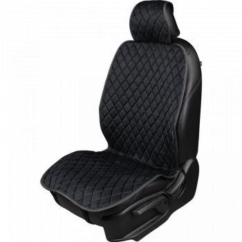 2 499 р. Накидка (2 места Хами) АЛЯСКА ст РОМБ Lord Autofashion   (черный, строчка красная)  с доставкой в г. Кемерово. Увеличить фотографию 5