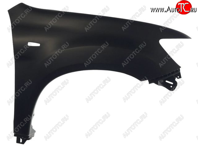 4 099 р. Правое крыло (с отверстием под повторитель поворота, Тайвань) BodyParts Mitsubishi ASX 1-ый рестайлинг (2013-2016) (Неокрашенное)  с доставкой в г. Кемерово