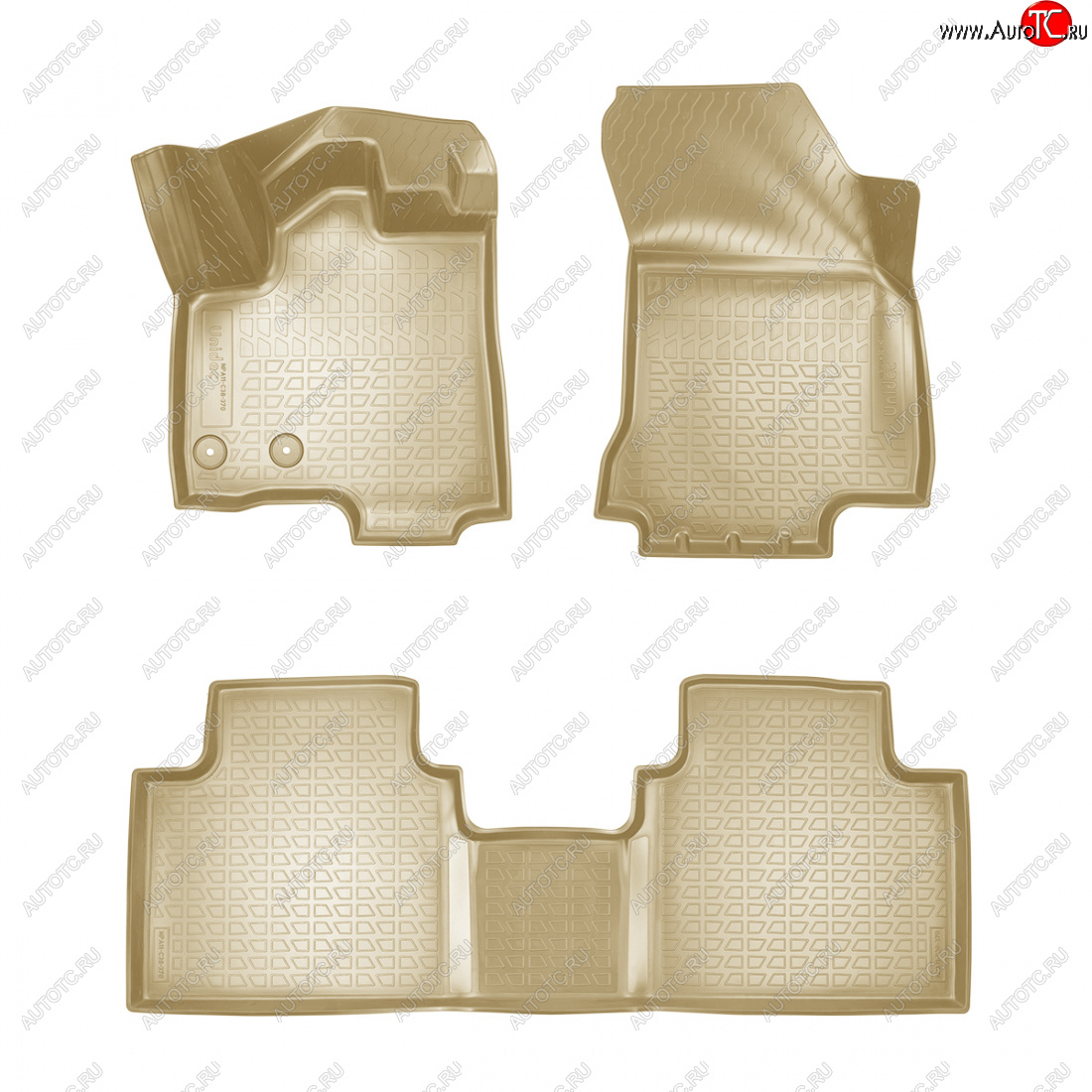 3 399 р. Коврики салонные Norplast  JAC JS6 (2022-2025) (бежевый)  с доставкой в г. Кемерово