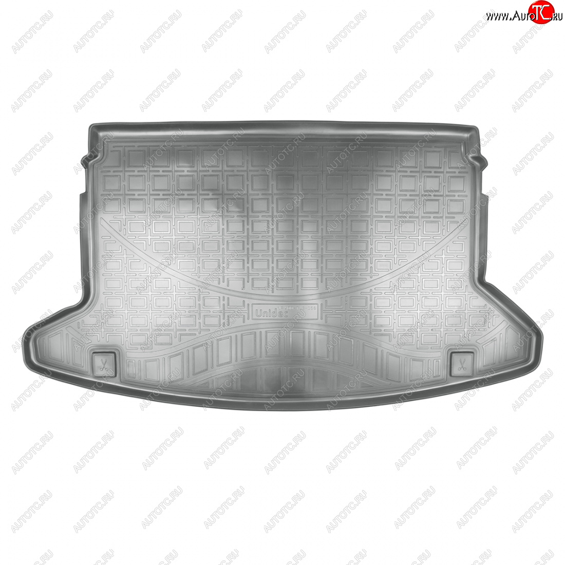 2 199 р. Коврик в багажник Norplast Unidec  KIA Ceed  3 CD (2018-2025) хэтчбэк (Серый)  с доставкой в г. Кемерово