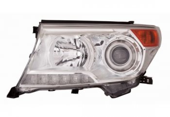 28 999 р. Левая фара (ксенон) BodyParts Toyota Land Cruiser 200 1-ый рестайлинг (2012-2015)  с доставкой в г. Кемерово. Увеличить фотографию 2